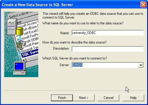 Χρησιμοποιώντας την εντολή Restore Database του SQL Server, δημιουργούμε τους