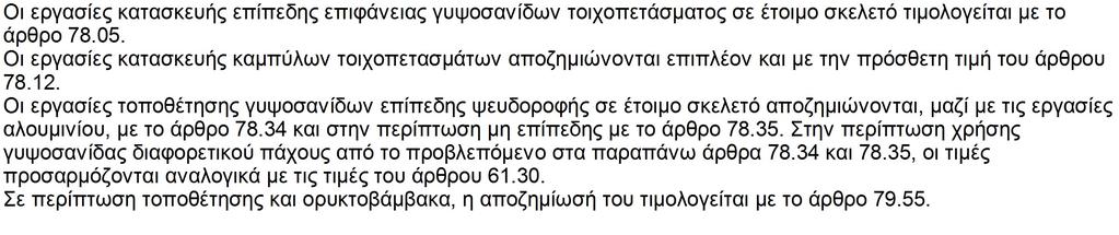 Τιμολόγιο Μελέτης ΑΡΘΡΑ A.T. : 1 Άρθρο : ΝΑΟΙΚ 22.45 Αποξήλωση ξυλίνων ή σιδηρών κουφωμάτων Κωδικός αναθεώρησης: ΟΙΚ 2275 100% Αποξήλωση ξυλίνων ή σιδηρών θυρών και παραθύρων.