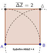 1- Κατασκευή τετραγώνου και μετρήσεις Προετοιμασία Ανοίξτε ένα νέο αρχείο Geogebra Αποκρύψτε το σύστημα αξόνων από Προβολή Άξονες ή από το 1 ο εικονίδιο κάτω από τα εργαλεία γεωμετρίας αν έχετε