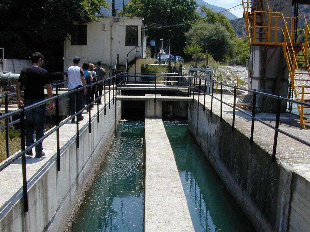 εξαµενή συγκράτησης φερτών - ΜΥΗΕ Γλαύκου