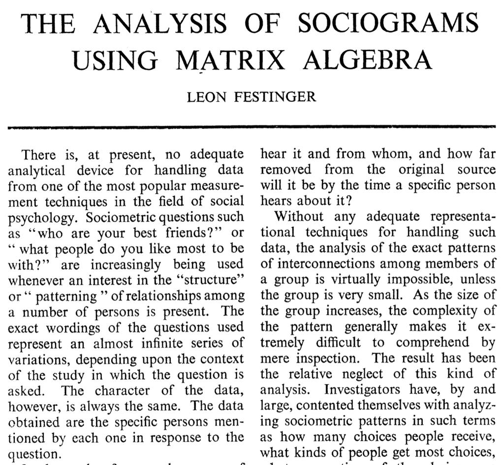 Προσέξτε ότι ο LF περιγράφεται στη Wikipedia ως an American social psychologist, perhaps best known for cognitive dissonance and