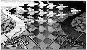 Maurits Cornelis Escher Μετά από ένα ταξίδι στη Μεσόγειο το 1936, το οποίο κατά τον ίδιο ήταν η πλουσιότερη πηγή έμπνευσης σε ό,τι αφορά τη συμμετρία, άρχισε να ενδιαφέρεται για τα ίδια τα μαθηματικά.