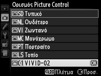 6 Ονομάστε το Picture Control. Θα εμφανιστεί το παράθυρο διαλόγου καταχώρησης κειμένου που φαίνεται στα δεξιά.