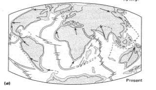 Ο Abraham Ortelius στο έργο του Thesaurus Geographicus (1597) διατυπώνει την άποψη ότι η Αμερική διαχωρίστηκε από την Ευρώπη και την Αφρική από σεισμούς και πλημμύρες.
