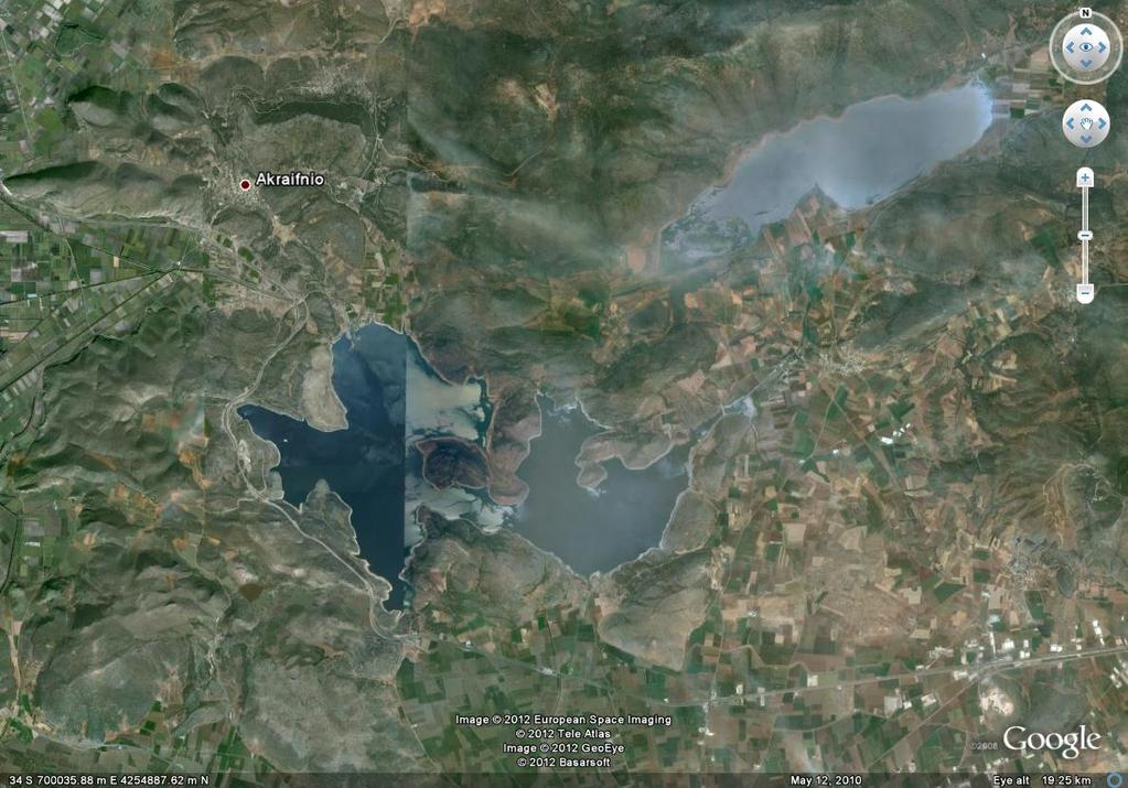Γ.2 Λίµνη Υλίκη Η έκταση της λίµνης είναι 24,5 τετραγωνικά χιλιόµετρα.
