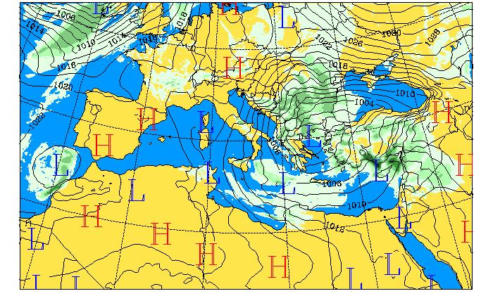 πξόγλσζεο θαηξνύ Eta/NCEP (Janjic, 1994) θαη ζπκπιεξσκέλν κε κηα ζεηξά από ξνπηίλεο πξν- θαη κεηά- επεμεξγαζηώλ, ηθαλό λα πξνζνκνηώζεη κε επηηπρία θαηλόκελα όπσο νη θαηαθόξπθεο θηλήζεηο ηνπ αλέκνπ, ε