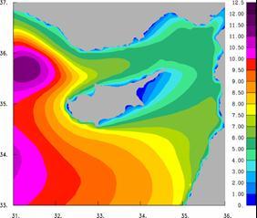 Mean Wave Energy (kw/m) St. Deviation of Wave Energy (kw/m) Skeweness of of Wave Energy Εηθόλα 6.