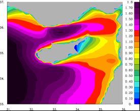 Deviation of Sign. Wave Height (m) St.