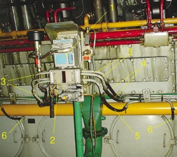 Η εικόνα που ακολουθεί, δείχνει τη λανθασμένη εγκατάσταση συστήματος VISATRON σε μηχανή diesel. Εικόνα 3.
