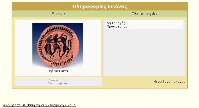 δεδομένων και η αναζήτηση του χρήστη διεξάγεται ομαλά.