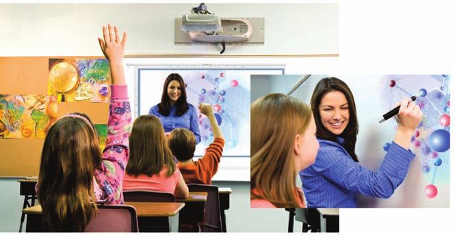 Planiranje i prezentacija Projektori Jednostavno i interaktivno rešenje za učionice Digitalni projektori za projekcije sa kratkog rastojanja Kompletan sistem spreman za korišćenje koji uključuje: 3M