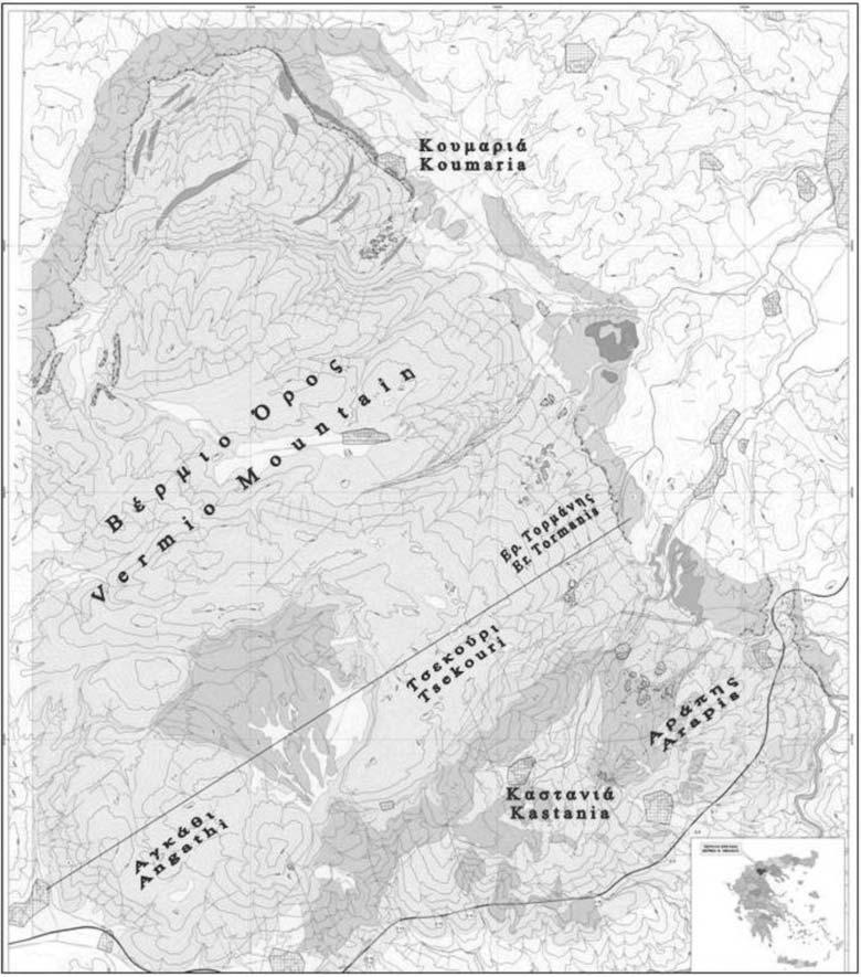 Fig. 1: Geological map of south