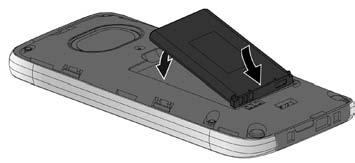 باتری را در جای خود قرار داده و درپوش آن را بگذارید احتیاط تنها از باتری های قابل شارژ توصيه شده توسط Gigaset Communications GmbH استفاده کنید زیرادر غیر اینصورت ممکن است منجر به بروز خطرات