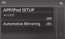 [Automotive Mirroring] [CarPlay Sidebar] Apps/Apple CarPlay APPS برنامه می توانید از برنامه ای از Android/iPhone/iPod touch متصل در این دستگاه استفاده کنید.