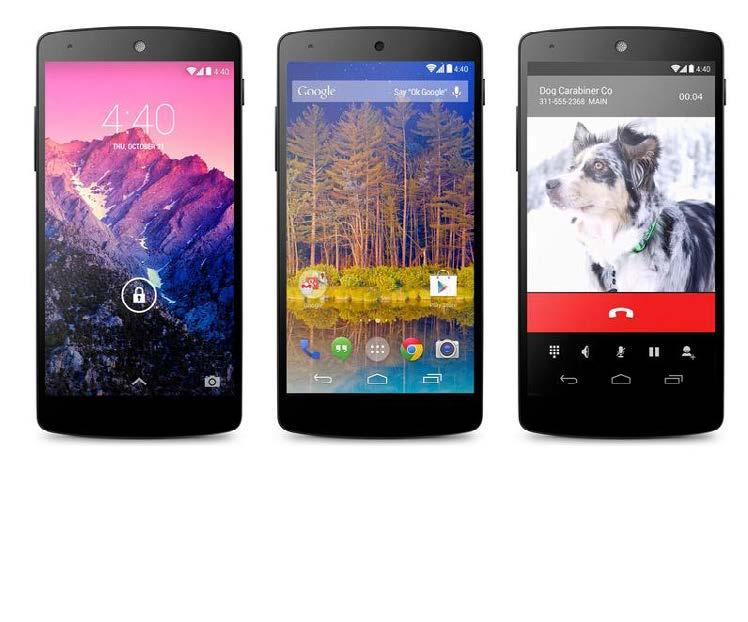 svet mobilných telefónov Google Nexus 5 čistý Android od LG Internetový gigant výrobu ďalšieho Nexusu opäť zveril do rúk LG. Nexus 5 sa teda logicky v niektorých prvkoch podobá na ich model G2.