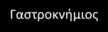 Διαφοροποίηση στη μυϊκή ενεργοποίηση Μεταβολή Δύναμης Μεταβολή Ταχύτητας Γαστροκνήμιος