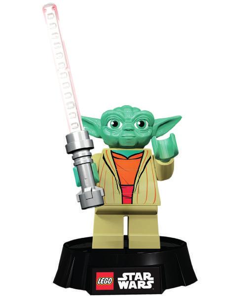 LEGO Desk Lamp Τοποθετήστε πάνω στο γραφείο σας αυτές τις μοναδικές λάμπες με τους αγαπημένους ήρωες Darth Vader και Yoda της σειράς LEGO STAR WARS και