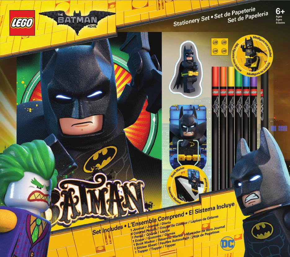 LEGO Stationary LEGO Stationary THE BATMAN MOVIE Προσοχή! O BΑΤΜΑΝ τώρα έρχεται και στο σχολείο! Με την καινούργια ταινία LEGO BATMAN MOVIE, οι αγαπημένοι μας ήρωες θα φέρουν την διασκέδαση στην τάξη!