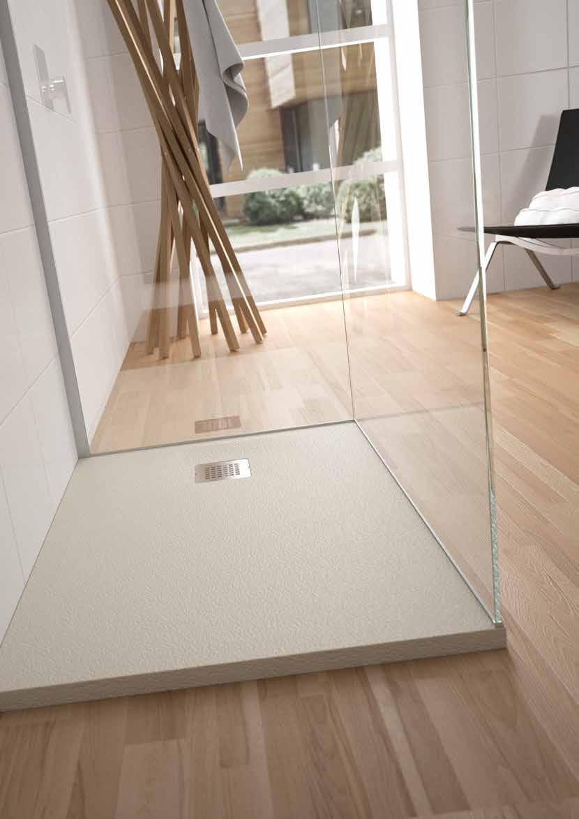 5 Ντουσιέρα Ultra Flat S 100x100 cm, χρώμα γκρι.