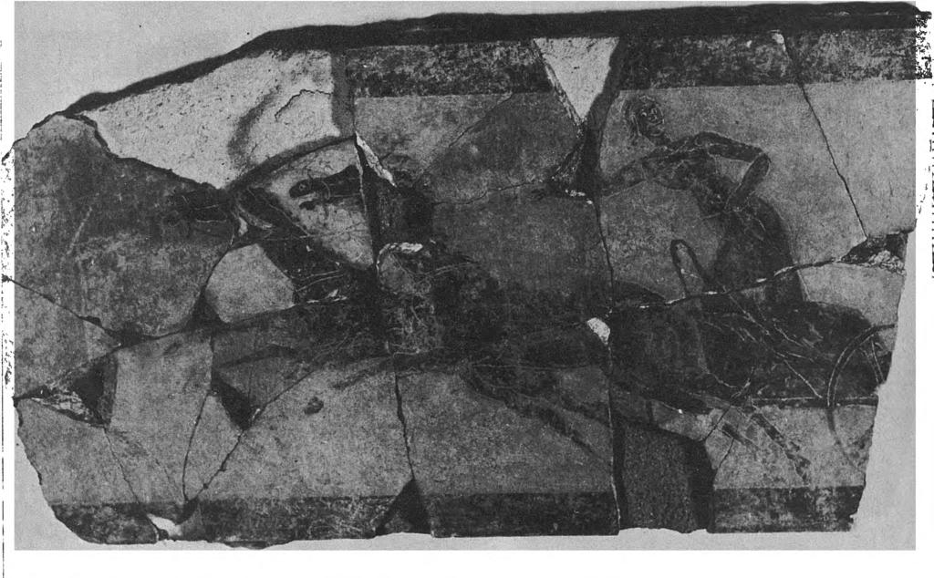 Ex- T he existence of towers built on either side and directly connected w ith the wall has been identified at this point.