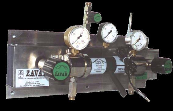 ARMATURKA LABORY BA 0 PNEUMAT Za pline in plinske mešanice s tlakom v jeklenki do 200 bar in čistosti plina do 5.