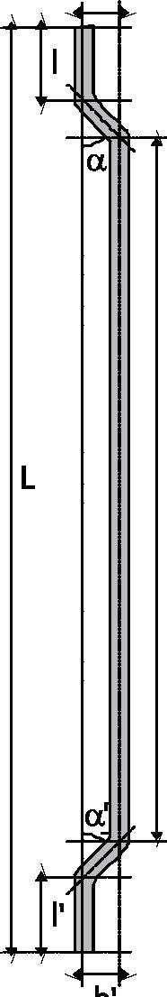 Κεφάλαιο 2 Είδη Ινών FE 65/35 d=0,65 mm ±0,04 mm d1>0,50 mm d2>0,90 mm L=35 mm +2/-3 mm B=>1,30 mm e1 & e2=1,50 mm ±1,50 mm L/d=54 Ίνες/kg=10.