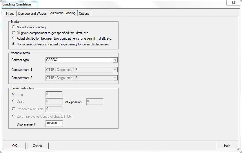 2.5.1.4 Options Εικόνα 2.29: Καρτέλα επιλογών για το Automatic Loading.
