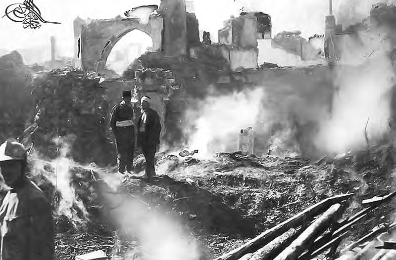 ιστορία Ιμπεριαλιστικές Επεμβάσεις στη Συρία και Λαϊκοί Αγώνες Ερείπια μετά τον βομβαρδισμό της Δαμασκού από τους Γάλλους.