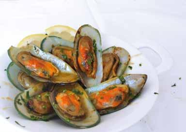 ouzo, red tomato sauce and feta cheese Steamed Mussels* finished with white wine and mustard sauce Traditional