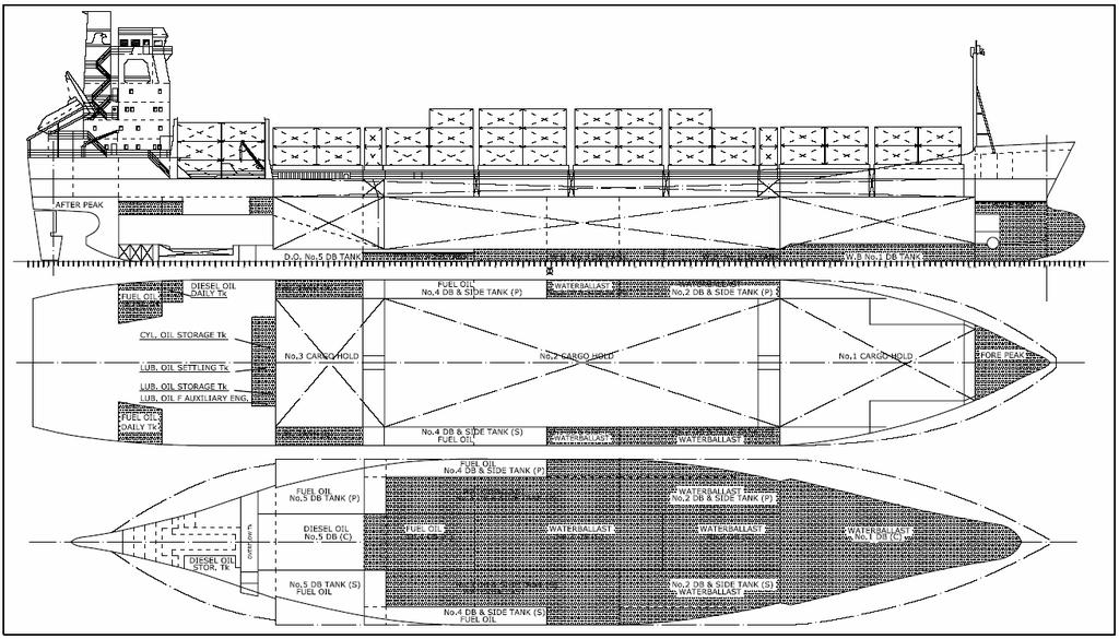 ΕΥΣΤΑΘΕΙΑ ΚΑΙ ΦΟΡΤΩΣΗ - 86-10) CONTAINER CARGO, 14t /CONT. (ARRIVAL) Floating Status Draft FP 7.922m Heel zero GM(Solid) 0.501m Draft MS 7.957m Equil Yes F/S Corr 0.138m Draft AP 7.993m Wind 0.