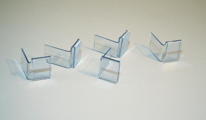 Geeignet für folgende Größen: A3, A4, A5 oder 1/3 A4. Für die Produkte: Wand-isplay und Prospektständer Perfo 32 und 48.