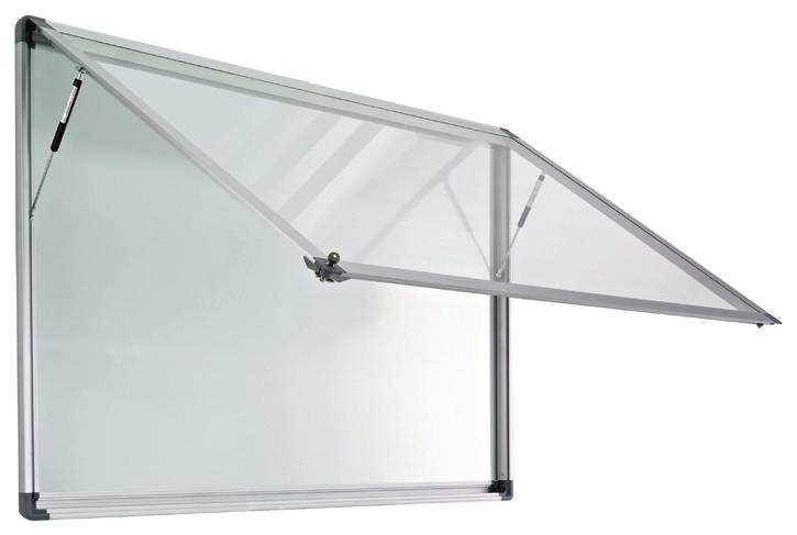 Show case Recto Splash water resistant wall showcase with damper for indoor and outdoor use.