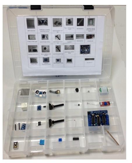 4 ΚΕΦΑΛΑΙΟ: ΔΙΕΥΘΕΤΗΣΗ ΥΛΙΚΩΝ ARDUINO Σε αυτό το κεφάλαιο παρουσιάζεται η διευθέτηση των υλικών Arduino, η τοποθέτηση τους μέσα σε ειδικά διαμορφωμένες