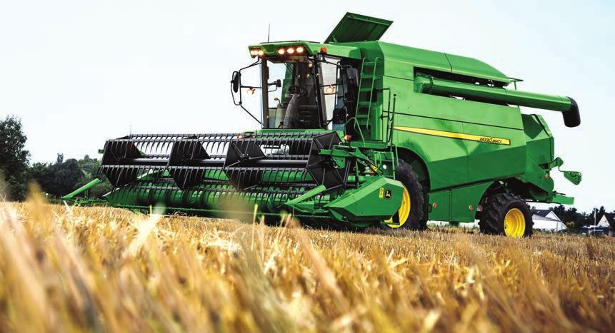 Παρουσίαση Θεριζοαλωνιστική John Deere Σειρά W: Κατά προτίµηση ποτισµένα Με πιο ισχυρά άλογα, περισσότερα και πιο ελαφριά κόσκινα, δεξαµενή σπόρων µε χωρητικότητα έως 11.