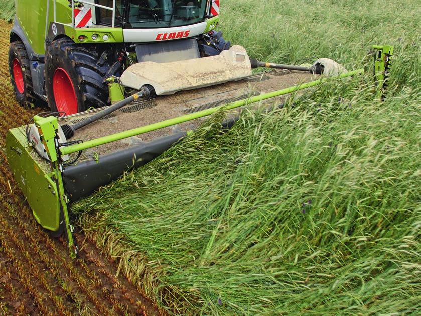 Πρακτική δοκιµή Κεφαλή άµεσης κοπής Claas Direct Disc 600: Το Direct Disc δεν κόβει, ξυρίζει Όταν η Claas παρουσίασε την κεφαλή άµεσης κοπής ήταν παραπάνω από αρκετή για τα σηµερινά µηχανήµατα