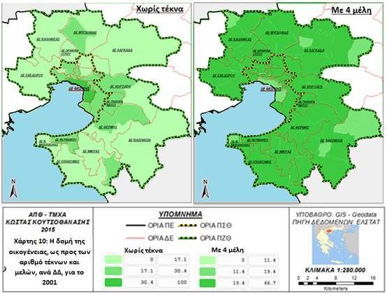περιοχών της πόλης, ανά περίπτωση.