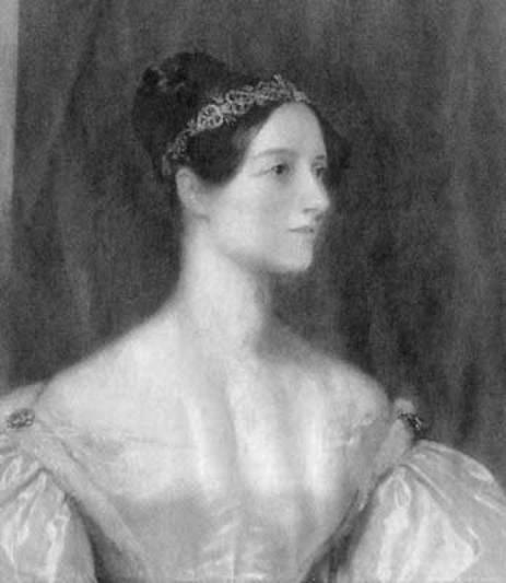 Ada Byron (1815-1852) O papel de Ada Lovelace no desenvolvemento histórico das computadoras modernas foi totalmente ignorado ata 1979, cando o Departamento de Defensa de EE.UU.