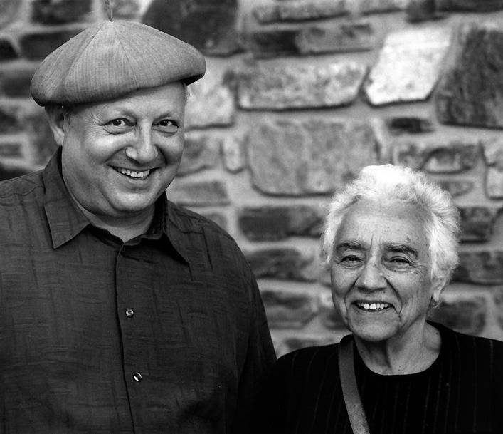 María Wonenburger Stephen Berman (Universidad de Saskatchewan) e María Wonenburger.Banff, 2001 Autor: Robert V.