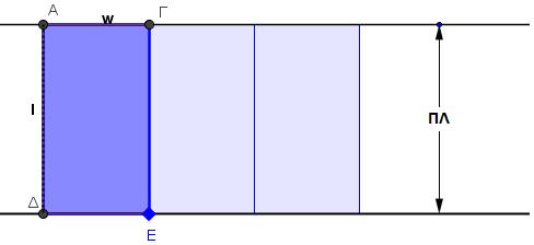 ξοδεύει το αυτοκίνητο, θα επιλέξουμε τις ίδιες διαστάσεις όλες οι ομάδες Μήκος: l=4,5 m και Πλάτος: w=2,5 m α) Αν φ=0 0 (το ένα