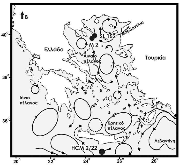 5.1 Υλικό Για τους σκοπούς της παρούσας εργασίας αναλύθηκαν οι πυρήνες SL152, HCM 2/22 και M2 (Εικόνα 4).