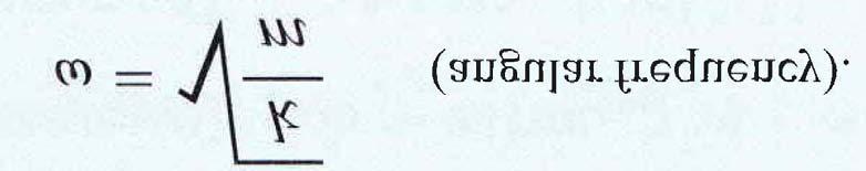 Uit k = mω 2 : maar ω = 2πf = 2π/T Die periode vir die liniêre ossillator kan geskryf word as: T = 2π/ω en Hierdie Vergelykings wys dat n groot