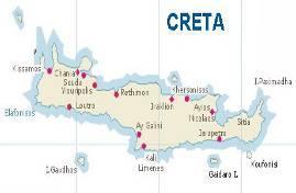 HERSONISSOS Locatie: pe coasta de nord a Cretei, la 25km vest de Heraklion, capitala insulei Hersonissos a fost odată un mic sat pescăresc; astăzi este cea mai populară destinaţie de vacanţa din