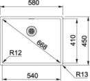 box 1 2 3 Χρώμα Τύπος Κωδικός BBX 210-68/110-68 Inox σατινέ 3270430400 394,35 489,00 80cm 725x450mm Βάσει οδηγιών Προφίλ Slim Top 680x410x200mm Ελάχιστο απαιτούμενο πάχος πάγκου 12mm Μπορεί να γίνει