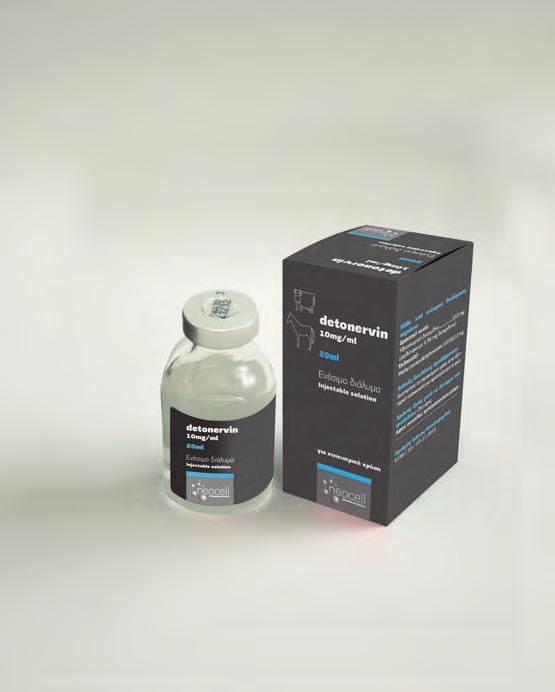 detonervin 10mg/ml 20ml ΑΜΚ 6736 / 10 / 23-11-2011 Σύνθεση σε δραστικά συστατικά και άλλες ουσίες (ανά ml) Δραστικό (ά) Έκδοχα Ενέσιμο διάλυμα.