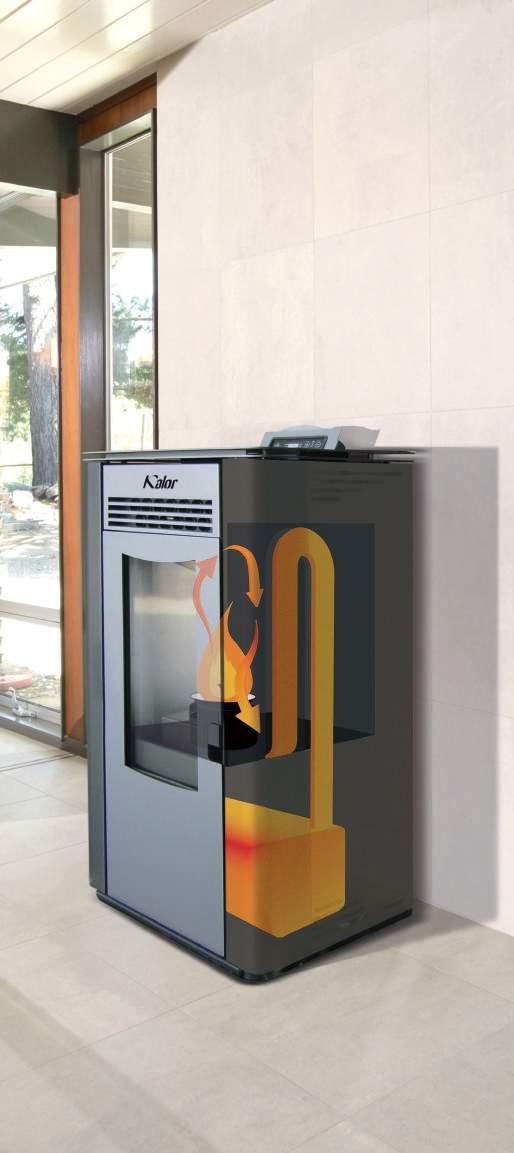 92,7 % hacia fuera por el ventilador extractor de humos.