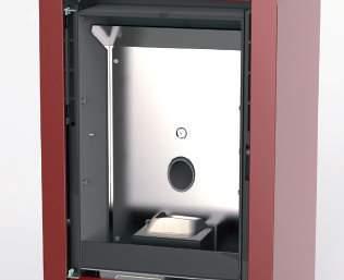 Bracero rectangular en fundicion que mejora la combustión y tiene mas duracion en el tiempo. Ορθογώνιο χυτό μαγκάλι σιδήρου: βελτιώνει την καύση, διαρκεί.