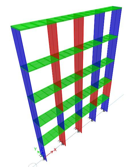 11 (α) (β) (γ) Σχ. 4.35 Προσομοιώματα των ομοιωμάτων (α) BASE, (β) STAG_STORY2 και (γ) STAG_RAND. Η στήριξη του ομοιώματος στη βάση του δεν μπορεί να θεωρηθεί πάκτωση.