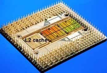 Φυσική Οργάνωση της Κρυφής Μνήμης 206 Ενσωματωμένη Level 2 Cache Οι επεξεργαστές Intel Pentium Pro έχουν ενσωματωμένο το chip της L2 cache.