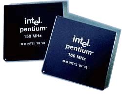 5 η γενιά 84 Pentium Classic (P54C) Αυτό το chip αναπτύχθηκε από την Intel στη Χάιφα, στο Ισραήλ και παρουσιάστηκε στις 22 Μαρτίου 1993.