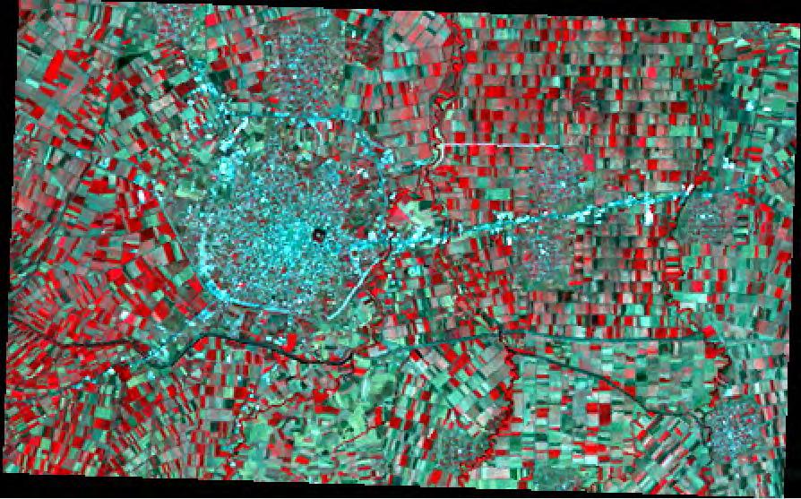 2: Δορυφορική Εικόνα Landsat, 1992 Πηγή: